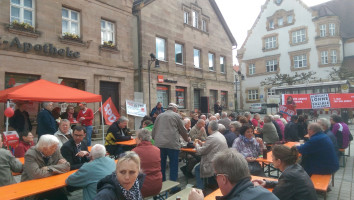 Gut besucht war die 1. Mai - Kundgebung der Gewerkschaften in Roth