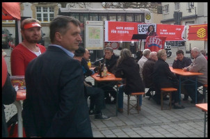 Marcel Schneider (SPD KV Roth), Harald Schieder (SPD G.gmünd), Regina Seidler (NGG),(v.l.nach r.)