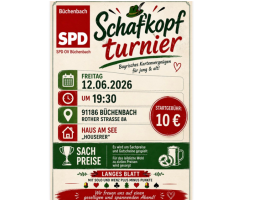 Schafkopfturnier-Flyer