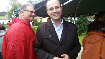 Alexander Horlamus mit dem Büchenbacher SPD-Fraktionsvorsitzenden Robert Schuster
