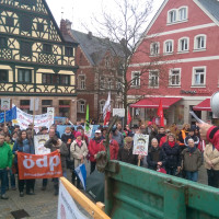 Bilder von der Kundgebung in Roth gegen TTIP und CETA