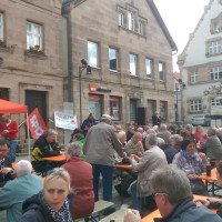 Auch in Roth wurde bei der 1.Mai-Kundgebung zu mehr Solidarität aufgerufen!