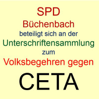 Volksbegehren gegen CETA - Unterschriftensammlung auch im Landkreis Roth und Schwabach