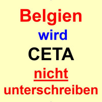 Belgien wird CETA nicht unterschreiben