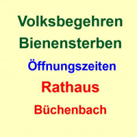 Eintragungszeiten für Volksbegehren in 91186 Büchenbach
